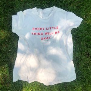 cream t-shirt